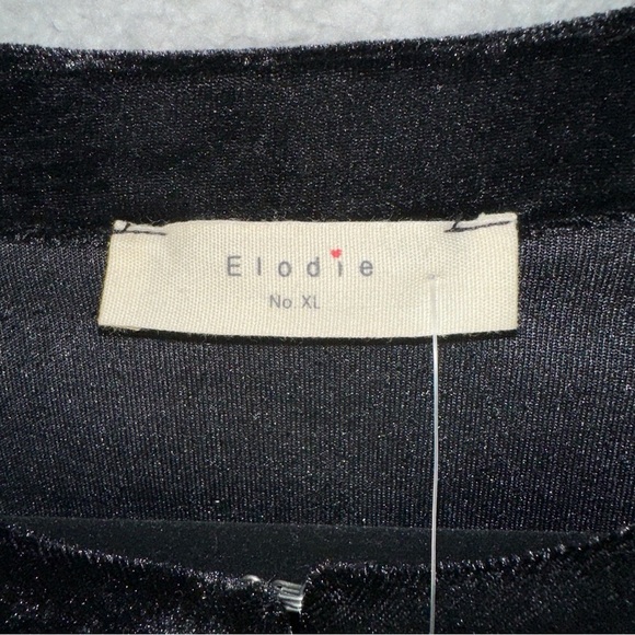 Elodie Embroidered Velvet Rose Draped Open Front Size XL Jacket Boho Y2K Artsy - Picture 4 of 12